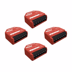 Shelly 1PM Gen3 4 kappaleen setti ohjain WiFi/Bluetooth