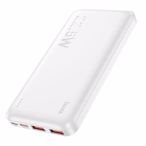 Varavirtalähde Hoco 10000 mAh PD QC 3A 22,5W J101 valkoinen