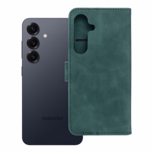 Läppäsuojakuori Samsung S25:lle Tender Book vihreä