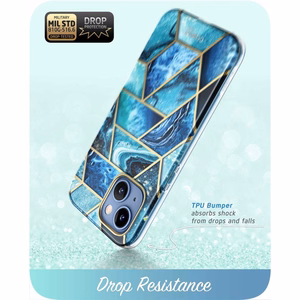 Supcase Cosmo Suojakuori iPhone 14 Pluslle - sininen