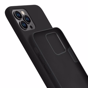 3mk Silicone Case iPhone 11 Pro Max:lle - musta