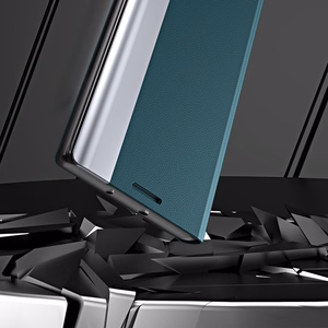Sleep Case Pro Suojakuori Samsung Galaxy S23+:lle läppäjalusta sininen