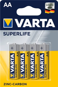 VARTA zinc battery R6 (AA) Superlife 4 pcs