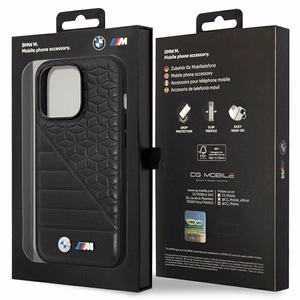 BMW Bi Pattern Suojakuori iPhone 14 Pro 6.1":lle - musta