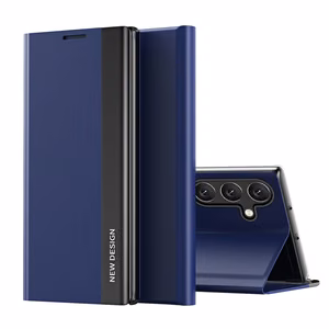 Sleep Case Pro Suojakuori Samsung Galaxy A24 4G:lle kippujalustan kanssa sininen
