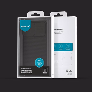Nillkin CamShield Pro Magneettinen Suojakuori iPhone 15 Plus:lle kamerasuojalla - musta