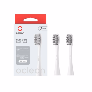 Oclean Gum Care P1S12 W02 -vaihtoharjaspäät, 2 kpl, valkoiset