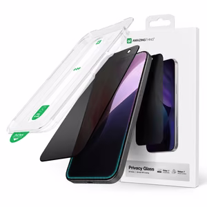 AmazingThing Titan Vision 7 Privacy karkaistu lasi iPhone 17 Pro:lle