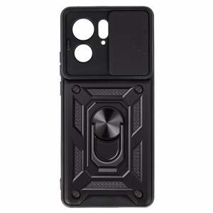 Slide Camera Armor Case for Motorola Edge 40 5G Black