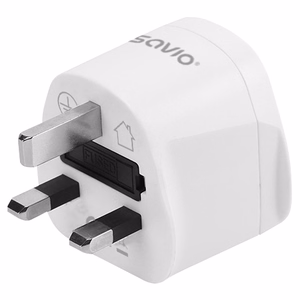 Savio AP-05 virta-adapteri sisäkäyttöön 2500 W valkoinen