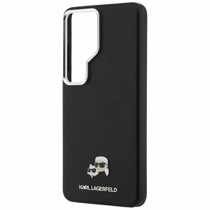 Karl Lagerfeld Saffiano KC Metal Logo MagSafe suojakuori Samsung Galaxy S26 Ultra musta