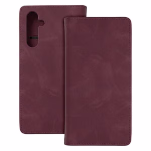 Smart Suede -kuori mallille Samsung Galaxy A54 5G, viininpunainen