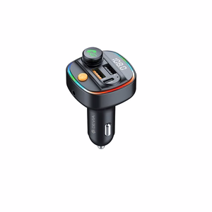 Devia Smart Bluetooth MP3 FM-lähetin auton laturi PD 30W 1x USB-C 2x USB 3A musta