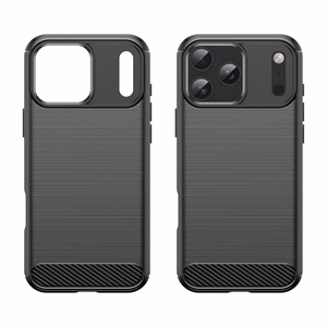 Carbon Suojakuori iPhone 17 Pro:lle - Musta