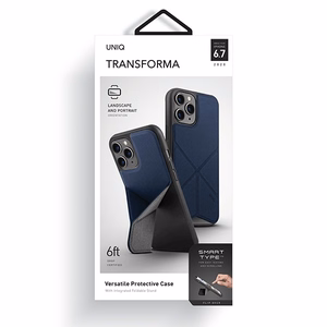 Uniq Transforma kotelo iPhone 12 Pro Maxille - sininen