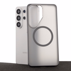 Liavec Soft Case Metal Frame Samsung Galaxy S26 Ultra:lle harmaa