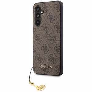 Guess 4G Charm Suojakuori Samsung Galaxy S23 FE:lle - ruskea