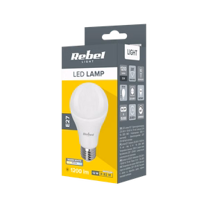 Rebel E27 LED-lamppu, 12 W, 3000 K, 230 V