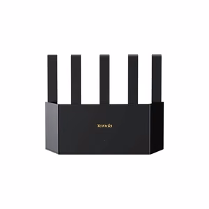 Tenda TX2L Pro langaton reititin Gigabit Ethernet kaksikaistainen (2.4 GHz / 5 GHz) musta