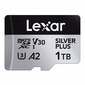 Lexar High-Performance Silver Plus microSDXC -muistikortti, 1 TB + sovitin
