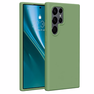 Etteri silikonikuori Samsung Galaxy S24 Ultra - vaaleanvihreä