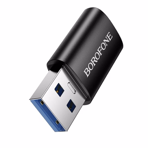 Borofone BV26B Sovitin USB:sta Type-C - musta