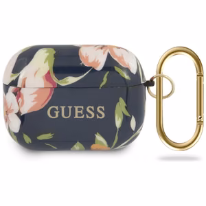Guess GUACAPTPUBKFL03 AirPods Pro -suojus sininen/sininen N.3 Flower Collection -mallisto