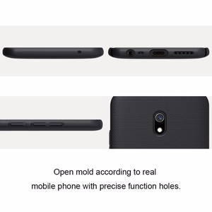 Nillkin Super Frosted Shield Suojakuori Xiaomi Redmi 8A:lle - musta
