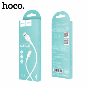 Hoco X25 USB-C Kaapeli 1,0 m, valkoinen