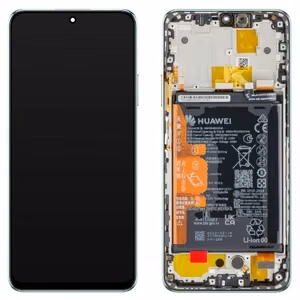 LCD-näyttö Huawei Nova Y90:lle kosketusnäytöllä, kehyksellä ja akulla, vihreä, alkuperäinen (service pack)