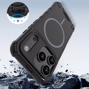 Defender 2in1 Mag case for iPhone 16 6,1" black
