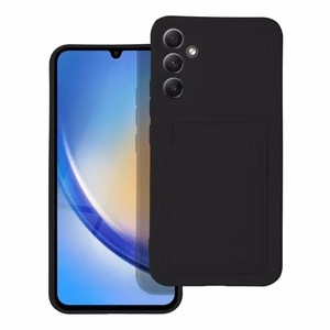 Suojakuori SAMSUNG A34 5G:lle Card Case musta