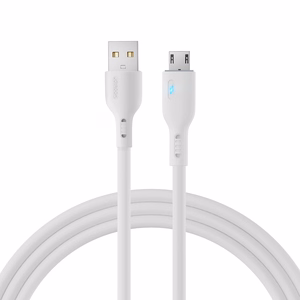 Joyroom Premium Series A13 USB-A / micro USB 2.4A 2m kaapeli - valkoinen