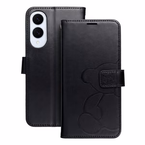 MEZZO Book case for Samsung S25 Edge teddy bear black
