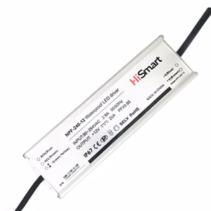 Virtalähde 12V, 20A, 240W, PFC, IP67