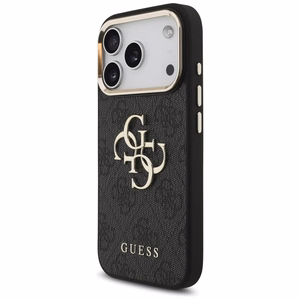 Guess 4G Big 4G Classic Logo -suojakuori iPhone 17 Pro - musta ja kulta