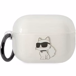 Karl Lagerfeld KLAP2HNCHTCT AirPods Pro 2 kuori läpinäkyvä Ikonik Choupette