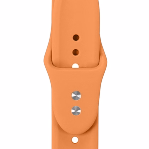 Crong Liquid Apple Watch -ranneke, 38/40/41/42 mm, oranssi