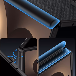 Benks Magnetic Armor Grid Pro Grand Combo -suojakuori Samsung Galaxy Z Fold 8:lle, musta (C.K.FL.SA.BK.C060)