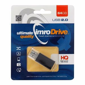 IMRO USB-muistitikku BLACK 64GB USB2.0