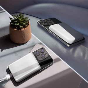 Wozinsky WRW349YWS 10000 mAh magneettinen tehopankki - valkoinen
