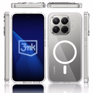 3mk Armor MagCase Suojakuori Xiaomi 15T Pro 5G -puhelimelle - läpinäkyvä