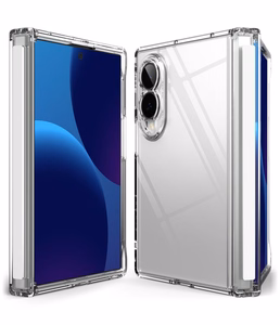 Ringke Fusion Flap -suojakuori laitteelle Samsung Galaxy Z Fold 8 – läpinäkyvä