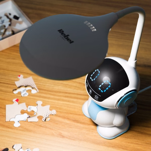 Rebel robot-shaped LED desk lamp