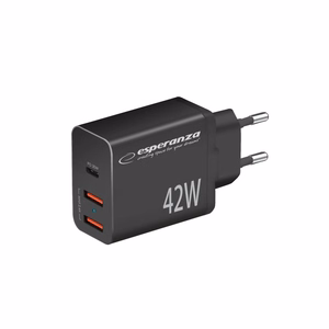 Esperanza EZC106K verkkolaturi 42 W musta