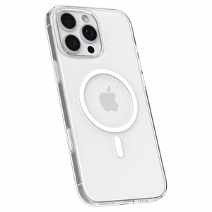 Spigen Thin Fit MagSafe Suojakuori iPhone 16 Pro Max:lle - Läpinäkyvä ja Valkoinen
