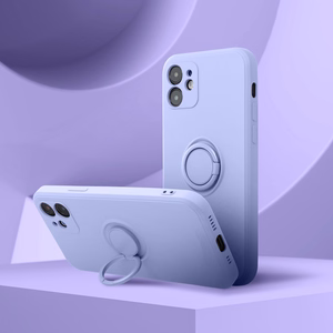 Silikoninen Suojakuori Renkaalla iPhone 7 / 8 / SE 2020 / SE 2022:lle violetti