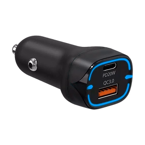 38 W autolaturi Power Delivery- ja Quick Charge -toiminnoilla