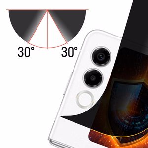 Nubia Flip 2 (front) – 3mk Silky Matt Privacy tietosuojakalvo