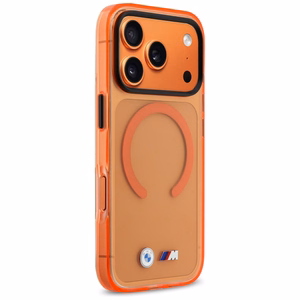 BMW M IML Metal Logos MagSafe Suojakuori iPhone 17 Pro Max - Pro Oranssi